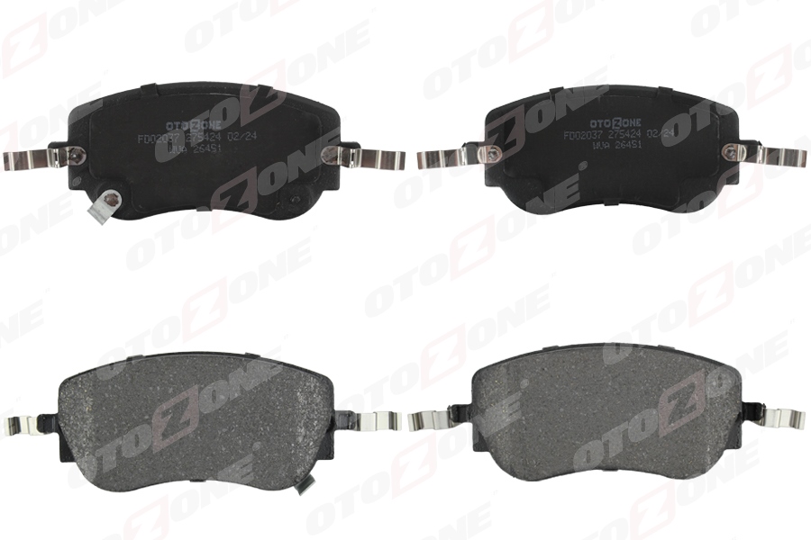 OTOZONE ÖN FREN BALATASI FIAT EGEA YM. 2020 OEM: 77368941 - OTOZONE FDO2037 kodlu oto yedek parça görseli