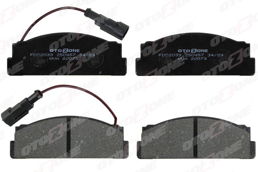 OTOZONE ÖN BALATA M131 DKŞ-S-SL-SLX-M124-SERÇE FİŞLİ 4236412-4174992 OEM: 4236412-4174992 - OTOZONE FDO2039 kodlu oto yedek parça görseli