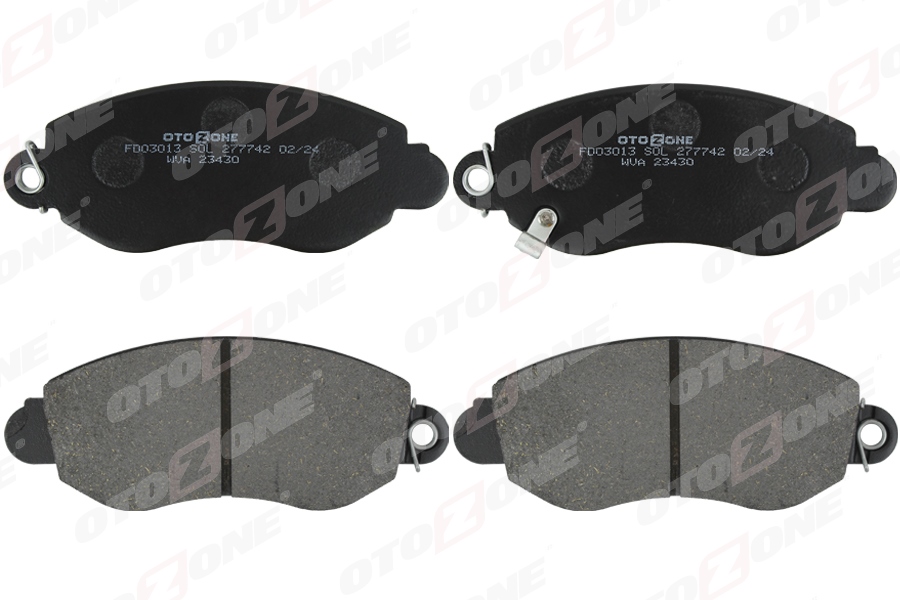 OTOZONE ON FREN BALATASI TRANSIT V184 01 06 A.CEKER OEM: 4077636-YC152K021AC-WVA23577 - OTOZONE FDO3013 kodlu oto yedek parça görseli