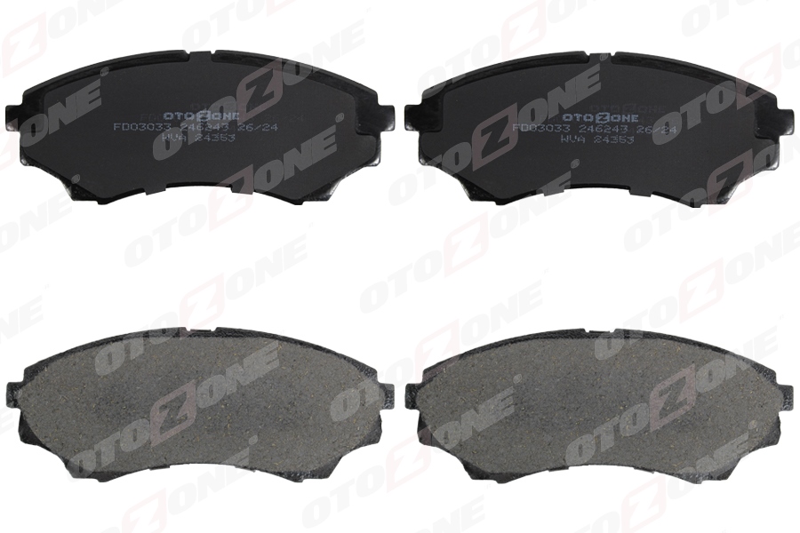 OTOZONE ON FREN BALATASI MAZDA 4 4 B 2500 RANGER 02 06 2.5TD / 3.0TD 06 12 UMY13328ZA-3M352001AA-WVA24353 OEM: UMY13328ZA-3M352001AA-WVA24353 - OTOZONE FDO3033 kodlu oto yedek parça görseli