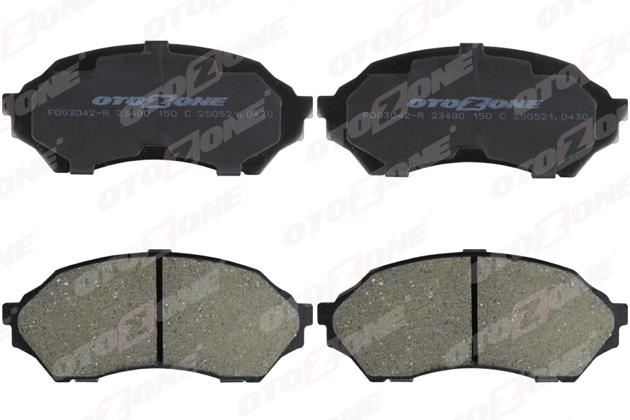 OTOZONE ÖN FREN BALATA MAZDA 323 LANTIS 1.5L ZL BJ 99-01 OEM: BJYD3323Z-BJYM3323Z - OTOZONE FDO3042-R kodlu oto yedek parça görseli