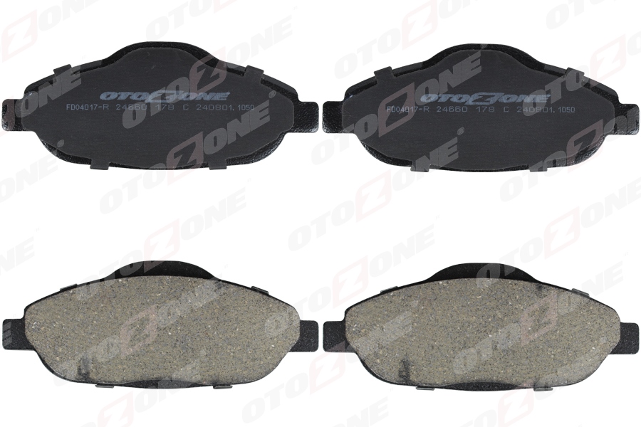 OTOZONE ÖN BALATA P308 1.4 1.6 HDİ 2.0 HDİ 07 P308 SW 07 P308 CC 1.6 HDİ 09 P3008 13 1.6 HDI-VTI OEM: 1647862780-4254.26-1609253080 - OTOZONE FDO4017-R kodlu oto yedek parça görseli