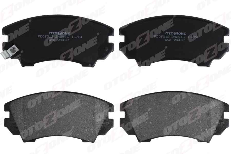 OTOZONE ÖN BALATA OPEL ASTRA J 12 14 INSIGNIA 08 11 ZAFIRA 11 SAAB 9.5 10 17 JANT GDB1783 OEM: 1605434-95520061-1605317-1680880480 - OTOZONE FDO5012 kodlu oto yedek parça görseli