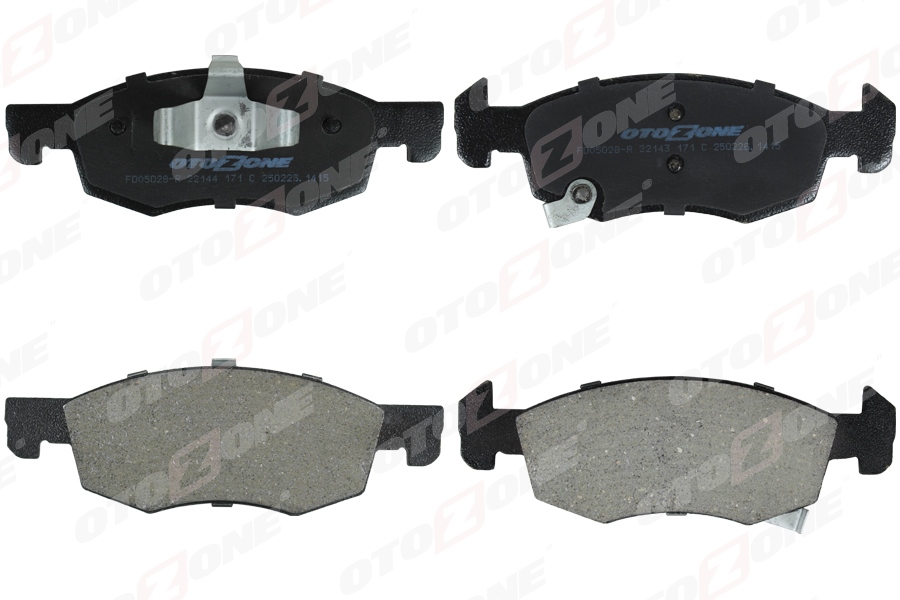 OTOZONE OPEL CORSA E-CORSA E ÖN BALATA METAL İNDİKATÖRLÜ OEM: 1605280 - OTOZONE FDO5028-R kodlu oto yedek parça görseli