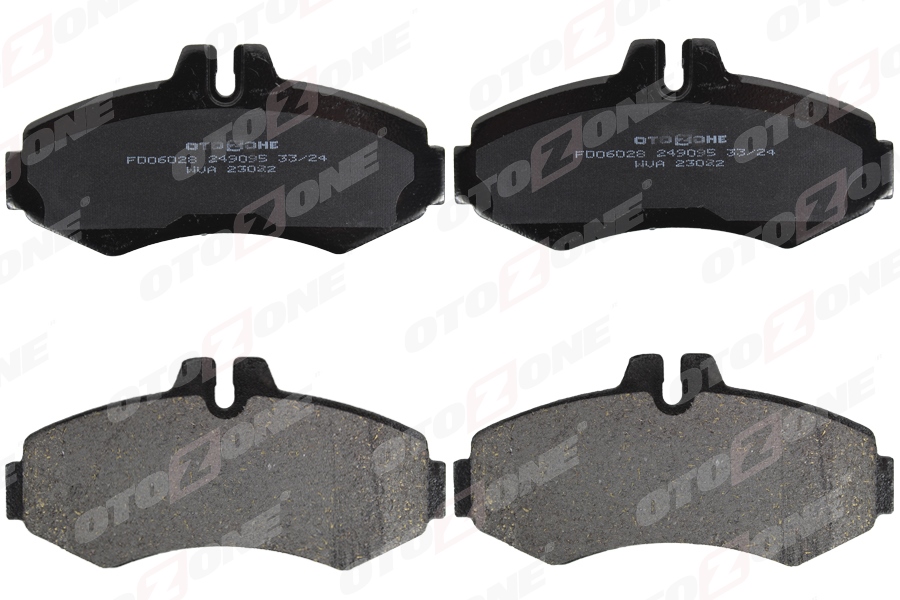 OTOZONE FREN BALATASI ON MERCEDES VITO W638 97 03 A0034205420 OEM: A0034205420 - OTOZONE FDO6028 kodlu oto yedek parça görseli