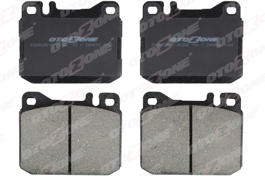 OTOZONE FREN BALATASI ON MERCEDES W123 S123 W116 R107 OEM: A0004206320 - OTOZONE FDO6038-R kodlu oto yedek parça görseli