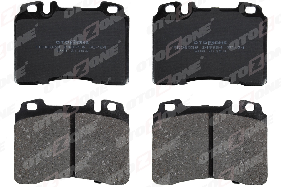 OTOZONE FREN BALATASI ON MERCEDES W201 W124 W202 W210 R129 A0054200220 OEM: A0054200220 - OTOZONE FDO6039 kodlu oto yedek parça görseli