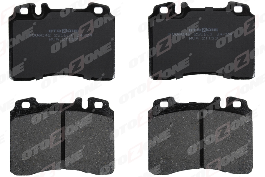 OTOZONE FREN BALATASI ON MERCEDES W201 W124 W202 W210 R129 KALIN A0054200220 OEM: A0054200220 - OTOZONE FDO6042 kodlu oto yedek parça görseli