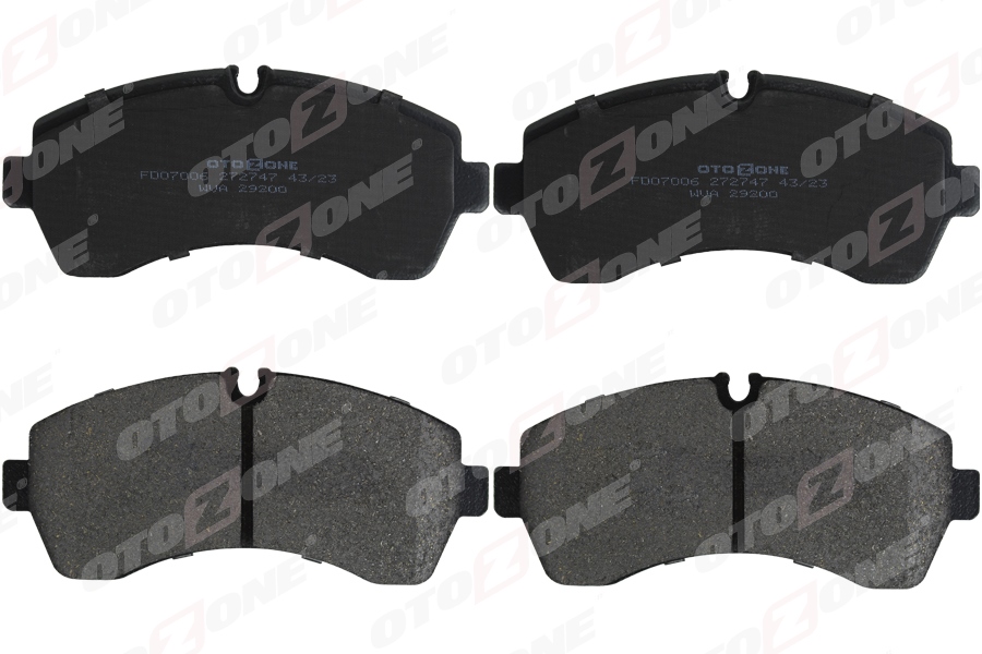 OTOZONE FREN BALATASI ON MERCEDES SPRINTER B906 B907 B910 . VW CRAFTER 30-35-50 OEM: A9104207700-2E0698151A - OTOZONE FDO7006 kodlu oto yedek parça görseli