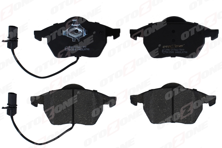 OTOZONE ÖN BALATA FİŞLİ BÜYÜK TİP PASSAT-A4-A6 97-04 GDB1307 4B0698151E-4B0698151K-4B0698151AB OEM: 4B0698151E-4B0698151K-4B0698151AB - OTOZONE FDO7013 kodlu oto yedek parça görseli