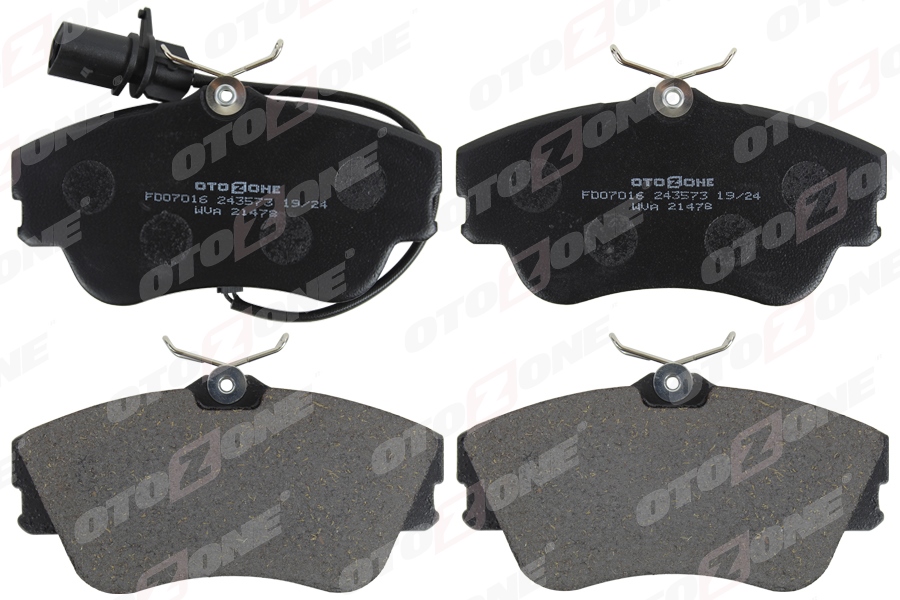 OTOZONE ÖN BALATA FİŞLİ TRANSPORTER T4 -CARAVELLA 90-4.03 GDB1367 OEM: 7D0698151B-7D0698151G - OTOZONE FDO7016 kodlu oto yedek parça görseli