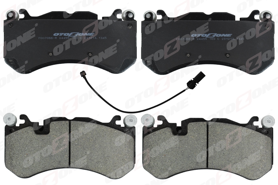 OTOZONE AUDI AMG-C ERİSİ-E SERİSİ-GLC ÖN BALATA FİŞLİ OEM: 4F0698151F - OTOZONE FDO7066-R kodlu oto yedek parça görseli