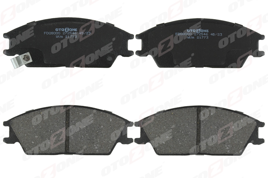 OTOZONE ÖN BALATA ACCENT 1.3 1.5 10.94/1.00 GETZ 09/02 EXCEL 90/95 S COUPE 92/96 GDB893 OEM: 5810124B00-5810128A10-WVA21012 - OTOZONE FDO8000 kodlu oto yedek parça görseli