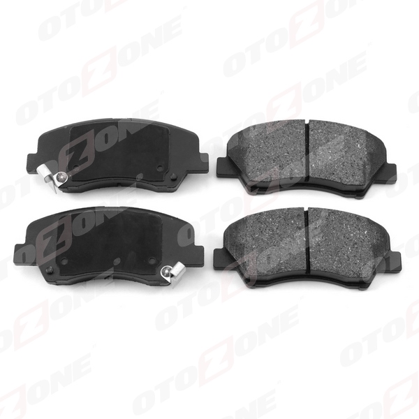 OTOZONE ÖN FREN BALATA HYUNDAI ACCENT BLUE 1.4L 1.6L benzinli 10- 1.6L CRDi dizel 10- / 581011RA00-581011RA05-581011WA35 OEM: 581011RA00-581011RA05-581011WA35 - OTOZONE FDO8001-R kodlu oto yedek parça görseli