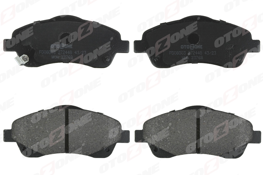 OTOZONE ÖN BALATA AVENSIS 1.8-2.0-2.0D-4D 2.4 03-08 COROLLA VERSO 1.6-1.8- 2.0 2.2D-4D 04-09 GDB3336 OEM: 0446505130-0446505131-WVA23768 - OTOZONE FDO8003 kodlu oto yedek parça görseli