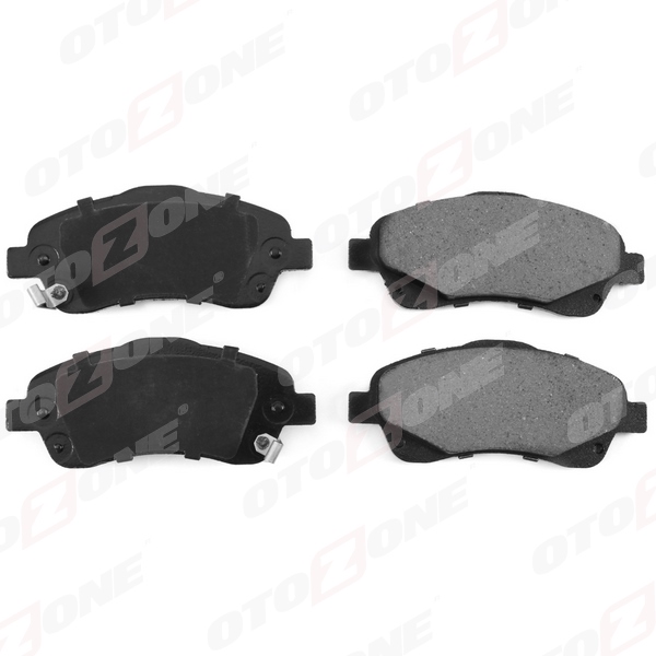 OTOZONE ÖN FREN BALATA TOYOTA AVENSIS 2.0L 1AZ-FE 1AZFSE AZT250 03-08 / AVENSIS 1.6L 3ZZFE VVTi ZZT250 03-08 0446505130-0446505131-0446505220 OEM: 0446505130-0446505131-0446505220 - OTOZONE FDO8003-R kodlu oto yedek parça görseli