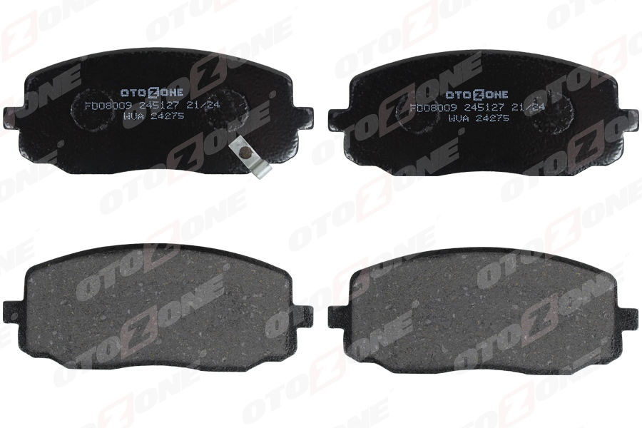 OTOZONE ÖN BALATA HYUNDAI İ10-1.1-1.2-KIA PICANTO 1.0-1-1 08 GDB3369 581010XA10-581010XA01-WVA24275 OEM: 581010XA10-581010XA01-WVA24275 - OTOZONE FDO8009 kodlu oto yedek parça görseli