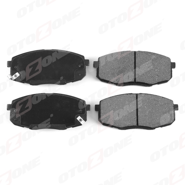 OTOZONE ÖN FREN BALATA HYUNDAI İ30 1.6L D4FB CRDi dizel 07-11 / 1.4L 1.6L benzinli 08- / KIA CERATO 1.6L be 581011HA10-581011HA20-581012LA00 OEM: 581011HA10-581011HA20-581012LA00 - OTOZONE FDO8011-R kodlu oto yedek parça görseli