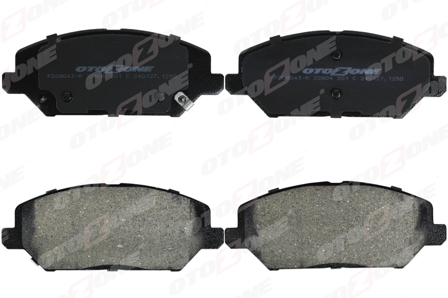 OTOZONE ÖN FREN BALATA HYUNDAI İ30 1.4L T-GDİ 7 vites 17- / 1.6L CRDİ 17- / KIA CEED 1.4L 1.6L 18- OEM: 58101G4A10-58101G4A00 - OTOZONE FDO8043-R kodlu oto yedek parça görseli
