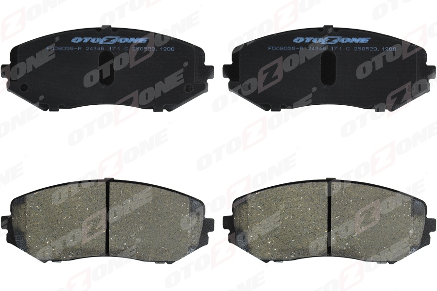 OTOZONE ÖN FREN BALATA SUZUKI GRAND VITARA 2.0L J20A JB420 5 kapı 06-> / GRAND VITARA 1.9L F9QB DDİS JB419 0 5-> OEM: 5520065J23-5520065J00-5520065J11 - OTOZONE FDO8059-R kodlu oto yedek parça görseli