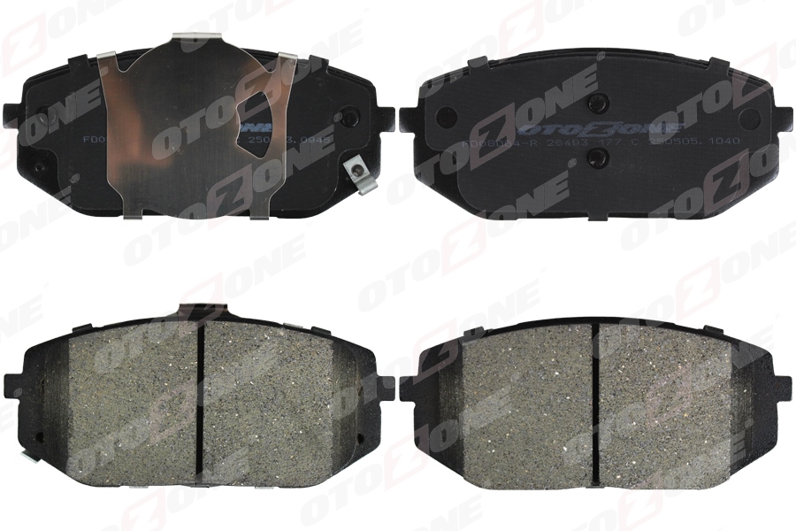 OTOZONE ÖN FREN BALATA HYUNDAI TUCSON 1.6L D4FE CRDİ HYBRİD 20-> / IONIQ 5 elektrikli E-GMP 22-> / GENESIS GV60 elektrikli EM18 EM17 228HP 22-> OEM: 58101GIA60-58101N7A10-58101N9A10 - OTOZONE FDO8064-R kodlu oto yedek parça görseli