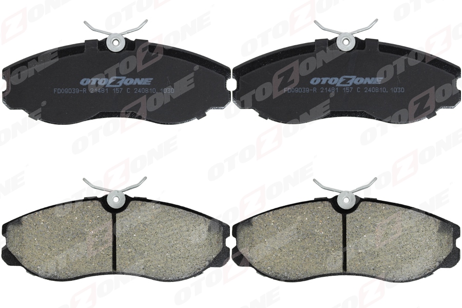 OTOZONE ÖN FREN BALATA NISSAN VANETTE 2.3L LD23 C23 96- / TERRANO 2.4L KA24 R20 benzinli 93-96 2.7L TD27T OEM: 410600F025-410609C526-410602X825 - OTOZONE FDO9039-R kodlu oto yedek parça görseli