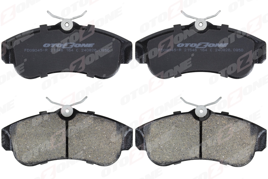 OTOZONE ÖN FREN BALATA NISSAN PRIMERA 1.6L GA16DE P11 97-98 OEM: 410602F025-410604M525-41060BM425 - OTOZONE FDO9045-R kodlu oto yedek parça görseli