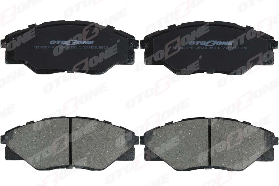 OTOZONE ÖN FREN BALATA TOYOTA HILUX 2.5L 2KDFTV KUN15 VIGO 4x2 09-10 OEM: 044650K290 - OTOZONE FDO9087-R kodlu oto yedek parça görseli
