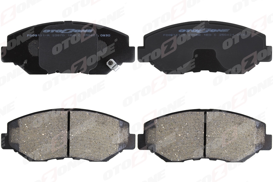 OTOZONE ÖN FREN BALATA HONDA CIVIC 1.6L R16B 4 kapı sedan benzinli FC5 kasa 16-> / CR-V 2.0L K20 RD kasa 02-06 OEM: 45022S9AA01-45022S9AE50-45022S9AE51 - OTOZONE FDO9131-R kodlu oto yedek parça görseli
