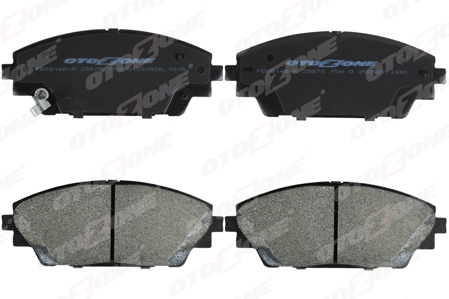 OTOZONE ÖN FREN BALATA MAZDA 3 1.5L P5 BM BN SKYACTIV 2014-2019 / CX-3 1.5L S5 DK SKYACTIV dizel 15-> OEM: BHY13328ZA-B4Y03328ZB-D5YG3328Z - OTOZONE FDO9146-R kodlu oto yedek parça görseli