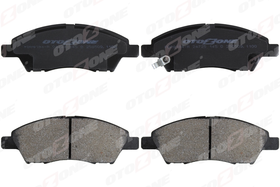 OTOZONE ÖN FREN BALATA NISSAN MICRA 0.9L IG-T 90hp K14 17-> 1.0L HR10DDT K14 19-> OEM: D10601HA0E-D10601HA0C-AY040NS168 - OTOZONE FDO9184-R kodlu oto yedek parça görseli