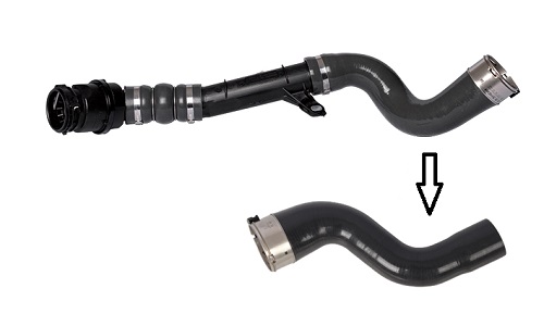 OTOZONE TURBO HORTUMU PLASTİK BORU HARİÇ MEGANE IV -SCENIC IV -TALISMAN -KADJAR -NISSAN QASHQAI II 1.5DCI OEM: 1446000Q1D - OTOZONE HOB1050 kodlu oto yedek parça görseli