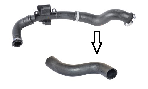 OTOZONE TURBO HORTUMU BÜYÜK RENAULT KANGOO EXPRESS II 1.5 DCİ 08 > OEM: 8200534296 - OTOZONE HOB1064 kodlu oto yedek parça görseli