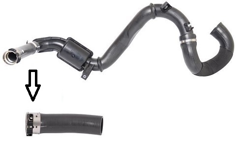 OTOZONE TURBO HORTUMU RENAULT TRAFIC II 06> OPEL VİVARO A 06> 2.0dCi 2.0CDTI KÜÇÜK OEM: 4416867 - OTOZONE HOB1075 kodlu oto yedek parça görseli