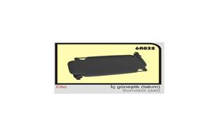 OZAR İÇ GÜNEŞLİK CLIO AÇIK GRİ - OZAR 6R032-AG kodlu oto yedek parça görseli