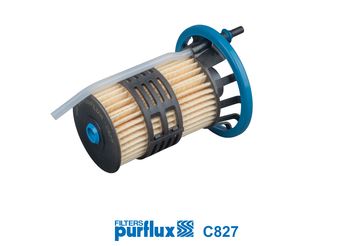 PURFLUX YAKIT FİLTRESİ DOBLO-EGEA-COMBO D 1.3-1.6-2.0 MJTD 16V-500 1.3 16V MJTD 2012 77366216-77366607-52048600-77366216 OEM: 77366216-77366607-52048600-77366216 - PURFLUX C827 kodlu oto yedek parça görseli