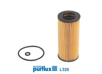 PURFLUX YAG FILTRESI MERCEDES OM640 W168 W245 W414 A6401800109 OEM: A6401800109 - PURFLUX L320 kodlu oto yedek parça görseli