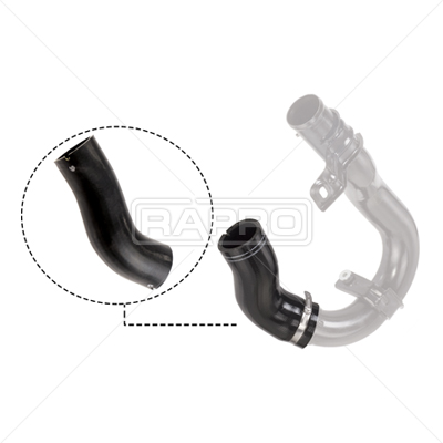 RAPRO TURBO HORTUMU TEK PARÇA FIAT DOBLO II 10 1.3D MTJ OEM: 51810863-52008382-51984107 - RAPRO R11531 kodlu oto yedek parça görseli