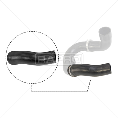 RAPRO TURBO HORTUMU DÜZ FIAT DOBLO II 09 1.6 MJTD-2.0 MJTD OEM: 51832089-519017530 - RAPRO R11535 kodlu oto yedek parça görseli