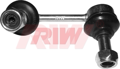 RIW Z ROTU ARKA SOL P605 94-99 -P607 00 L 86mm OEM: 5178.22-5178.31 - RIW PE4014 kodlu oto yedek parça görseli