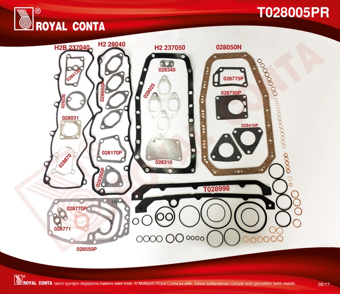 ROYAL YARIM TAKIM CONTA SKC SİZ MASTER 2.5-2.8 DTI-IVECO DAILY - ROYAL T028005PR kodlu oto yedek parça görseli
