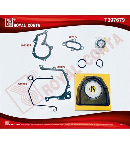 ROYAL ALT MOTOR TAKIM CONTA SKT KECELI FOCUS 1.6 16V ZETEC S / DURATEC EFI 98>04 OEM: 2M516008AA - ROYAL T397679 kodlu oto yedek parça görseli