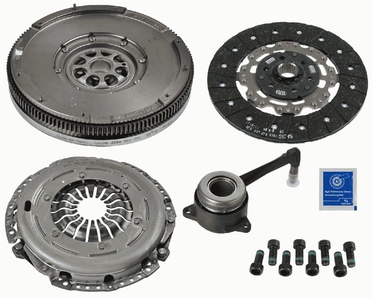 SACHS DEBRİYAJ SETİ VOLANLI HİDROLİK MERKEZ BİLYALI TRANSPORTER 2.5TDI AXD OEM: 070105266G-070105266Q - SACHS 2290601070 kodlu oto yedek parça görseli