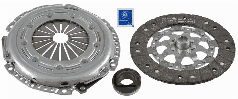 SACHS 3000951013-DEBRİYAJ SETİ 207-307-308-407-1007-PARTNER-BERLINGO-C2-C3-C4-C5-XSARA 1.6HDI DV6TED4B/F OEM: 2052.F3-2052.78-2052.F2-2052.X4 - SACHS 3000950090 kodlu oto yedek parça görseli