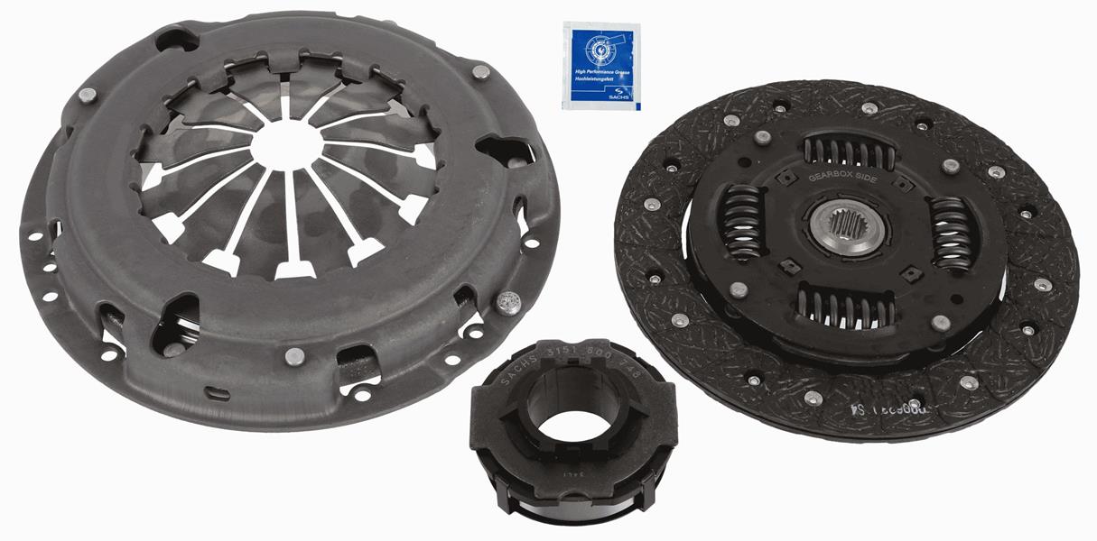SACHS DEBRİYAJ SETİ BASKI BALATA RULMAN FIAT 500 20> 1.0 Mild Hybrid OEM: 46343091-46346225 - SACHS 3000950875 kodlu oto yedek parça görseli