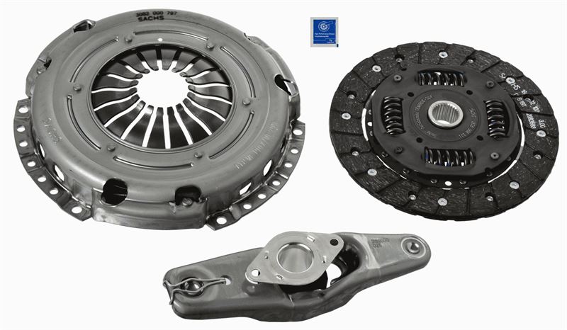 SACHS DEBRİYAJ SETİ POLO-FABIA-CORDOBA-IBIZA IV 1.2 02 AWY-AZQ 190mm 03D141025D-03D141031D-02T141153F OEM: 03D141025D-03D141031D-02T141153F - SACHS 3000951051 kodlu oto yedek parça görseli