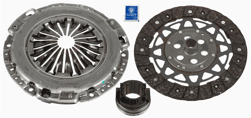 SACHS DEBRIYAJ SETI RULMAN MINI N14 R55 R56 R57 R58 R59 OEM: 21207572843-21208607915-21517570228 - SACHS 3000954489 kodlu oto yedek parça görseli