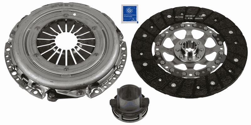 SACHS DEBRIYAJ SETI RULMANLI BMW M54 B30 E46 M62 B35 E39 E38 21207531843 21207531844-21217526588-21217512083 OEM: 21207531844-21217526588-21217512083 - SACHS 3000970095 kodlu oto yedek parça görseli