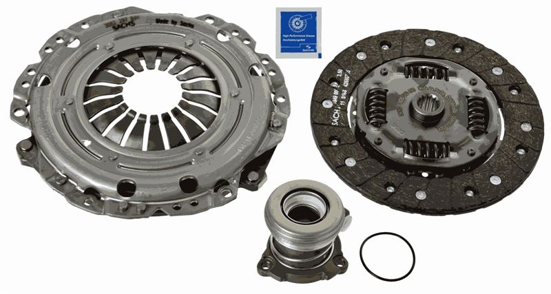 SACHS DEBRİYAJ SETİ HİDR.RULMAN GÜÇLENDİRİLMİŞ ASTRA G-H-COMBO-MERIVA-VECTRA B-C-ZAFIRA A-B 1.6 16V 1606480-1606205-1606209-1606157 OEM: 1606480-1606205-1606209-1606157 - SACHS 3000990026 kodlu oto yedek parça görseli