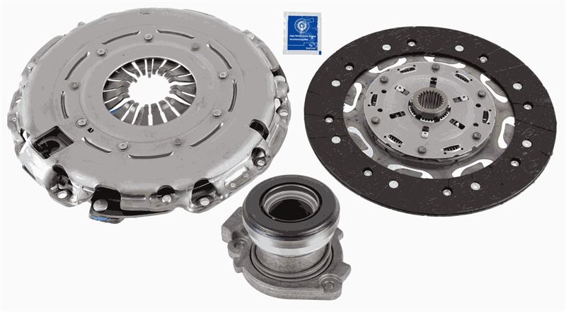 SACHS DEBRİYAJ SETİ RULMAN OPEL ASTRA K 15 22 ZAFIRA C 13 MANUEL 1.6 B16DTR-DTE-DTN-DTI-DTU F40 MANUEL OEM: 55485511-55593736-95530149-664298 - SACHS 3000990680 kodlu oto yedek parça görseli